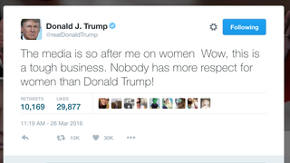 Donald Trump On Every Woman's Greatest Ally, Donald Trump